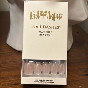 RED ASPEN you’re luminous Eloise Nail Dashes 24 Pop On Short Coffin